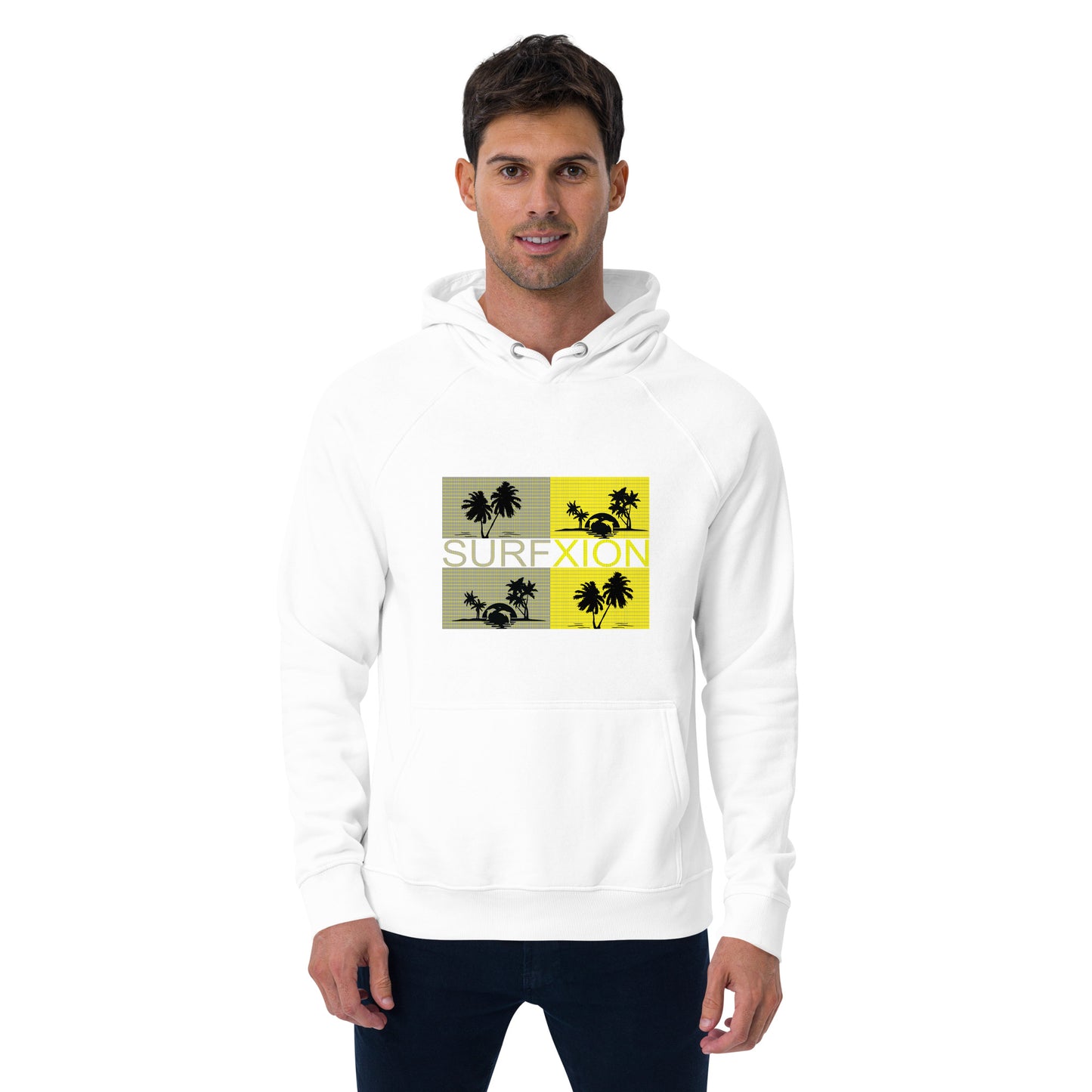 Surfxion eco raglan hoodie