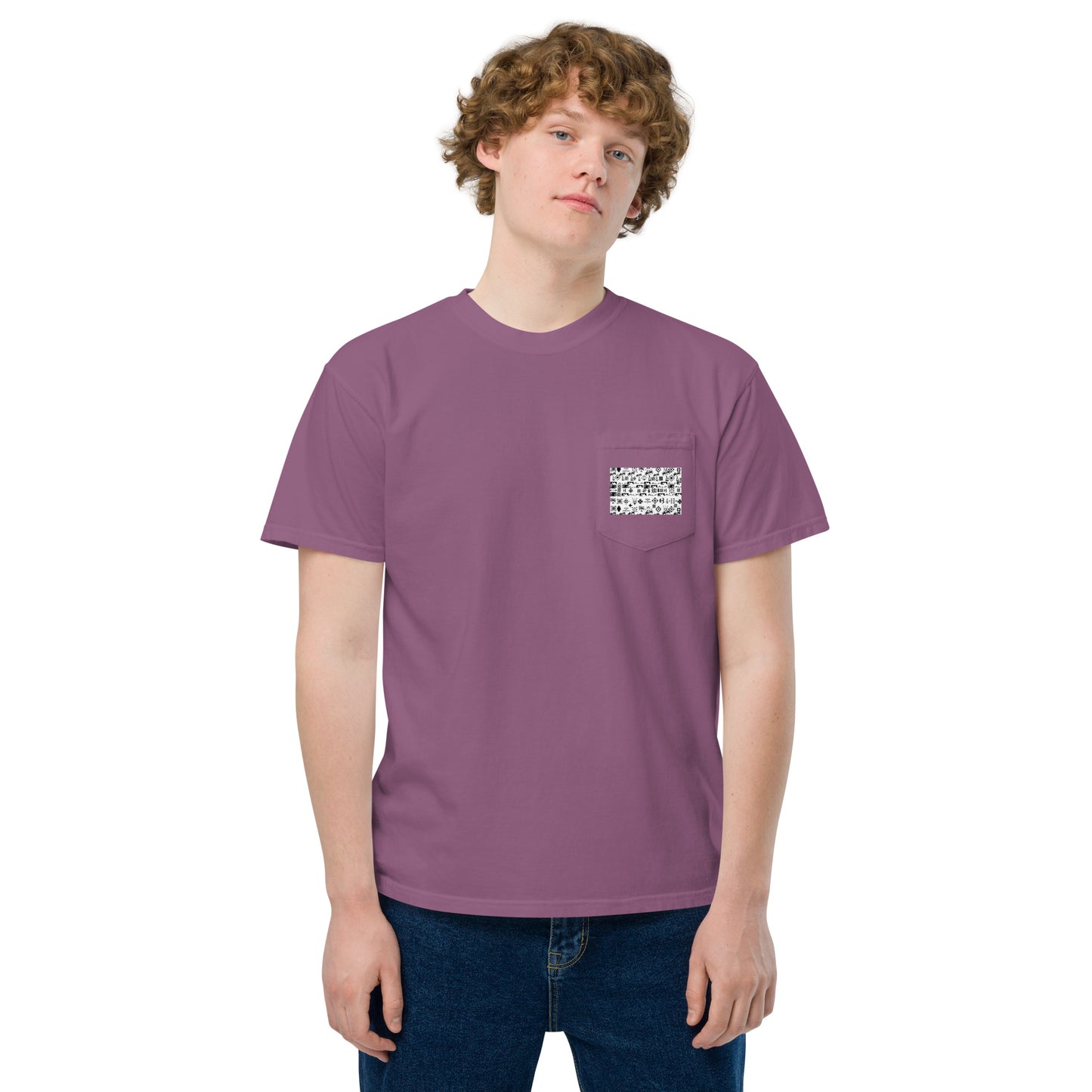 Alppeer Culture garment-dyed pocket t-shirt