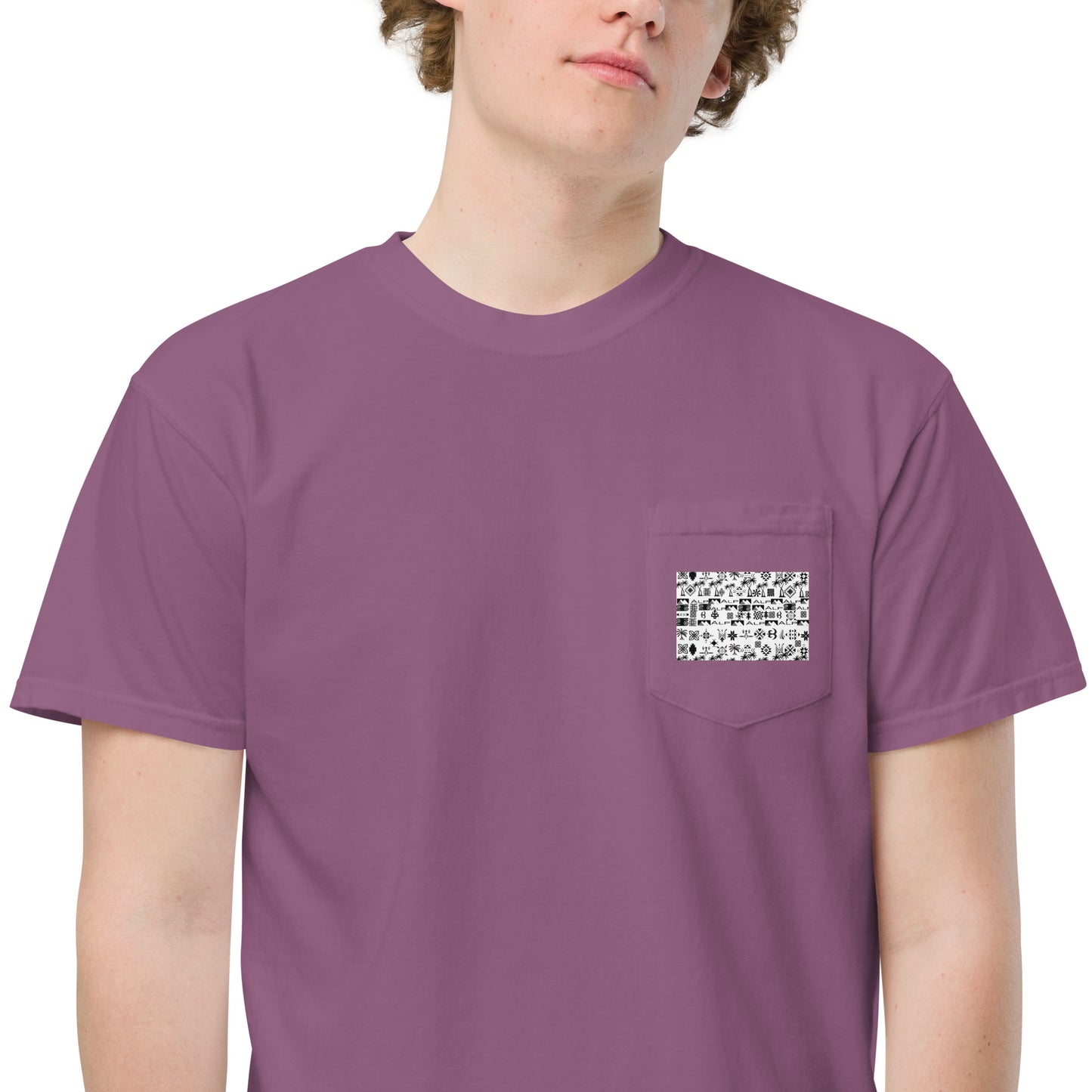 Alppeer Culture garment-dyed pocket t-shirt