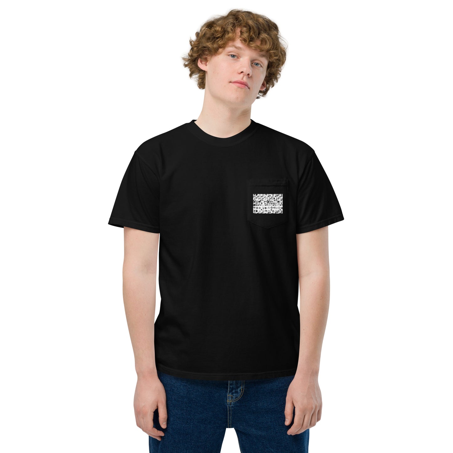 Alppeer Culture garment-dyed pocket t-shirt