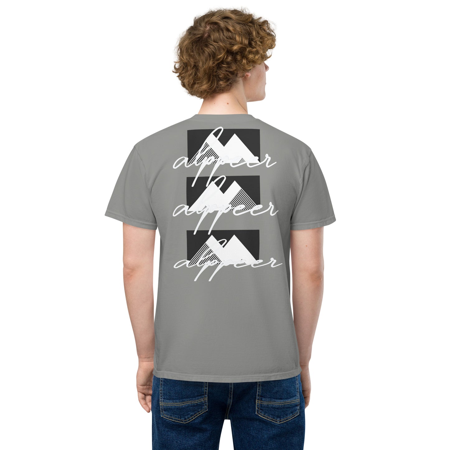 Alppeer Culture garment-dyed pocket t-shirt