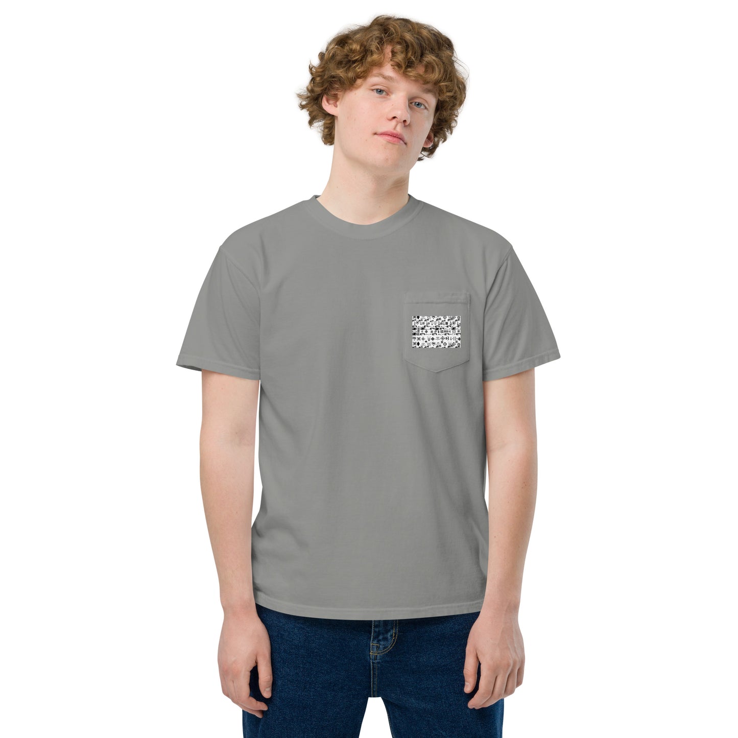 Alppeer Culture garment-dyed pocket t-shirt
