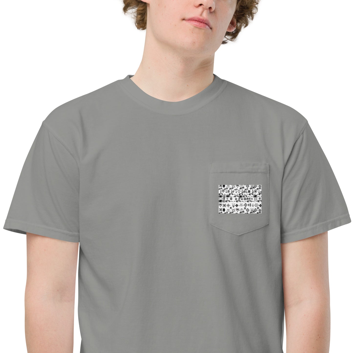 Alppeer Culture garment-dyed pocket t-shirt