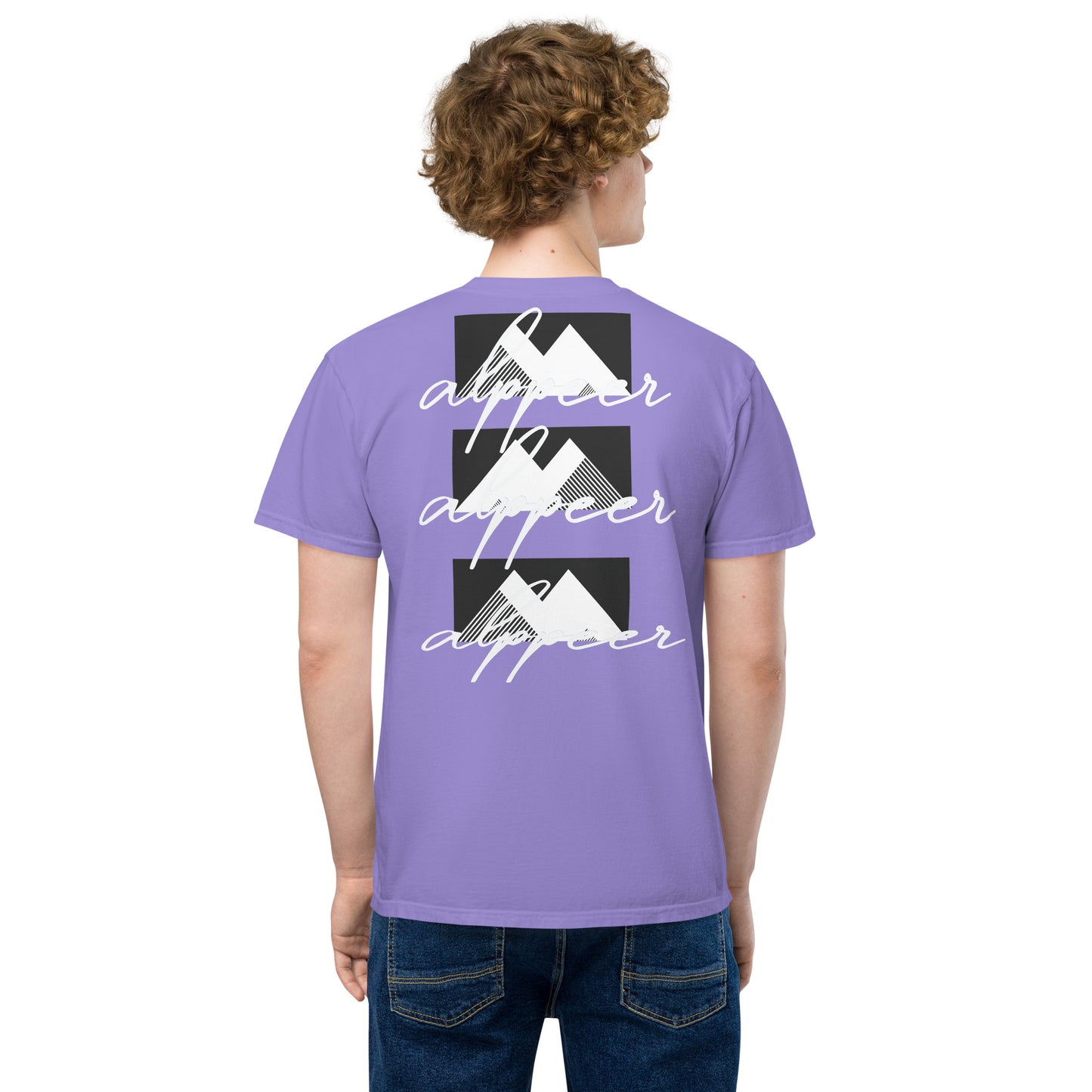 Alppeer Culture garment-dyed pocket t-shirt