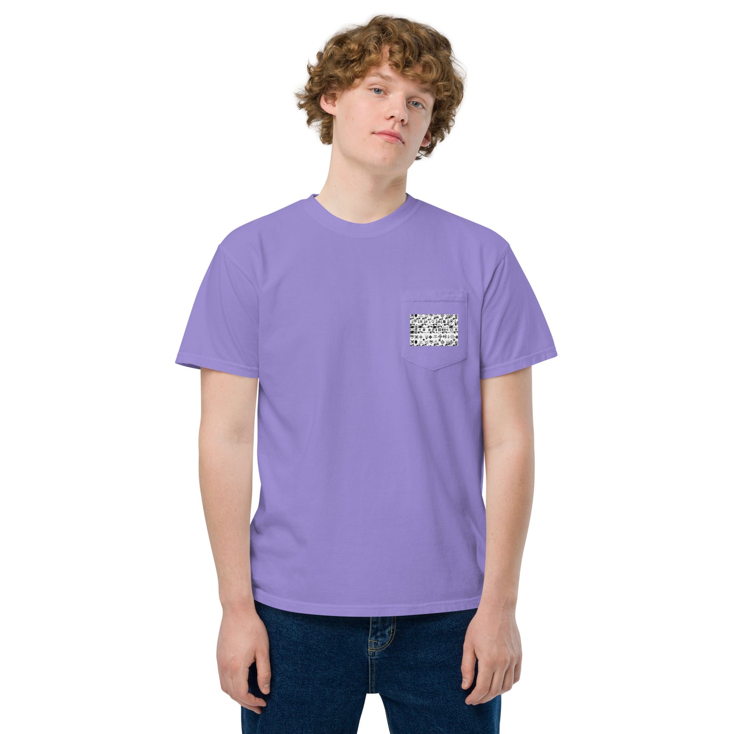Alppeer Culture garment-dyed pocket t-shirt