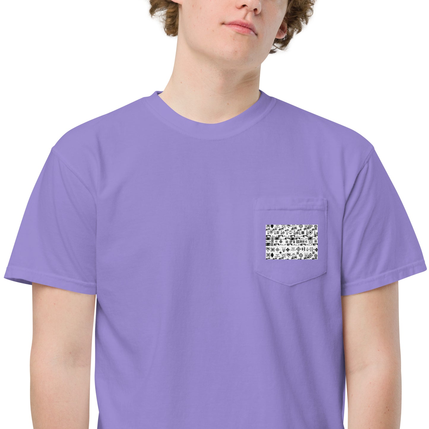 Alppeer Culture garment-dyed pocket t-shirt