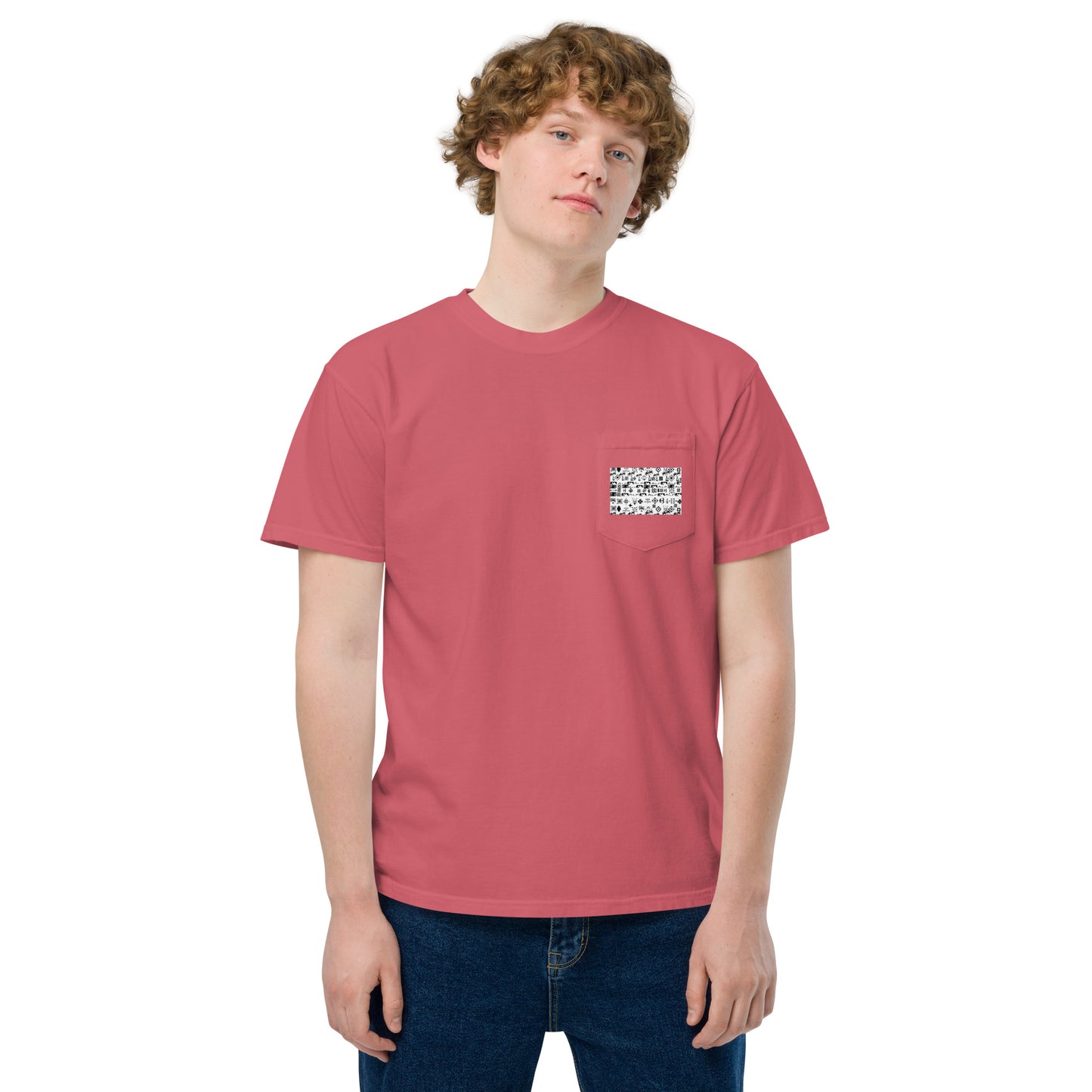 Alppeer Culture garment-dyed pocket t-shirt
