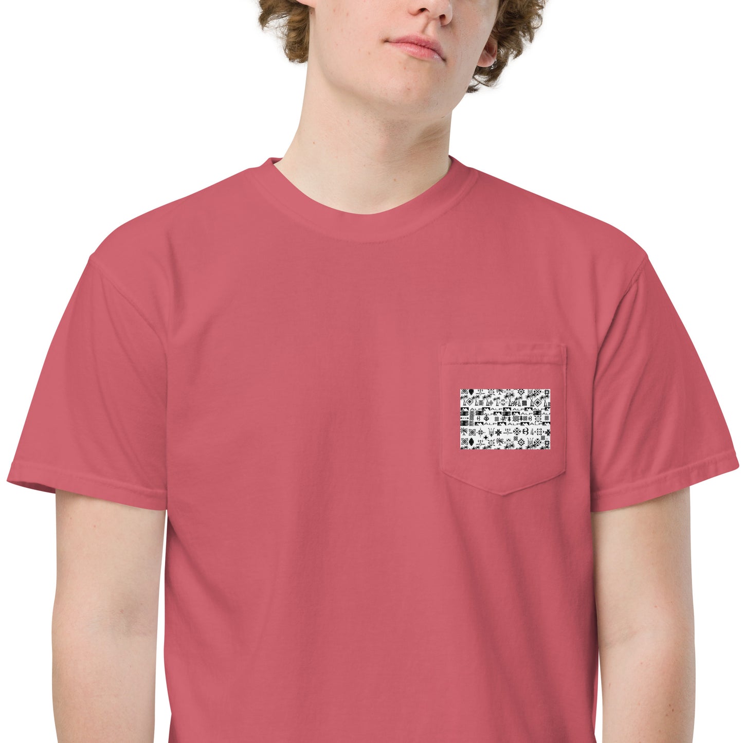 Alppeer Culture garment-dyed pocket t-shirt