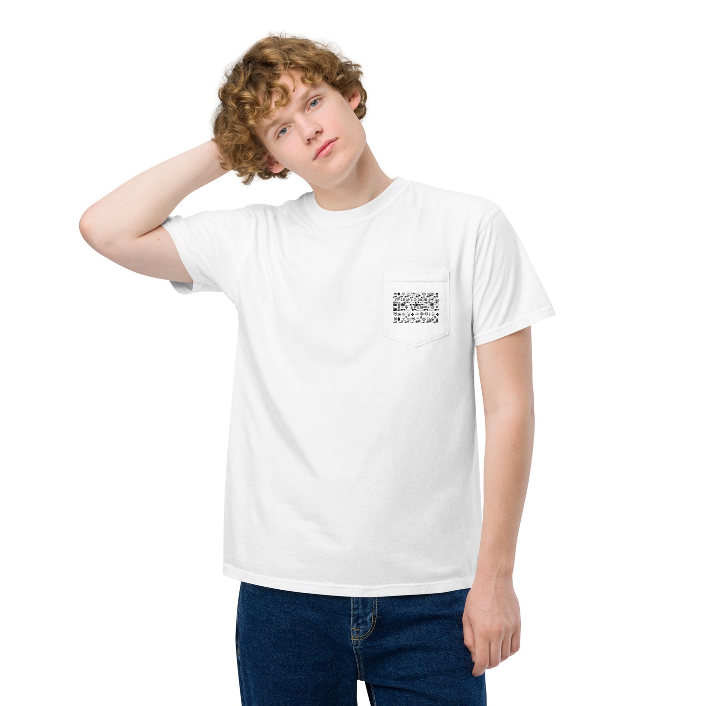 Alppeer Culture garment-dyed pocket t-shirt