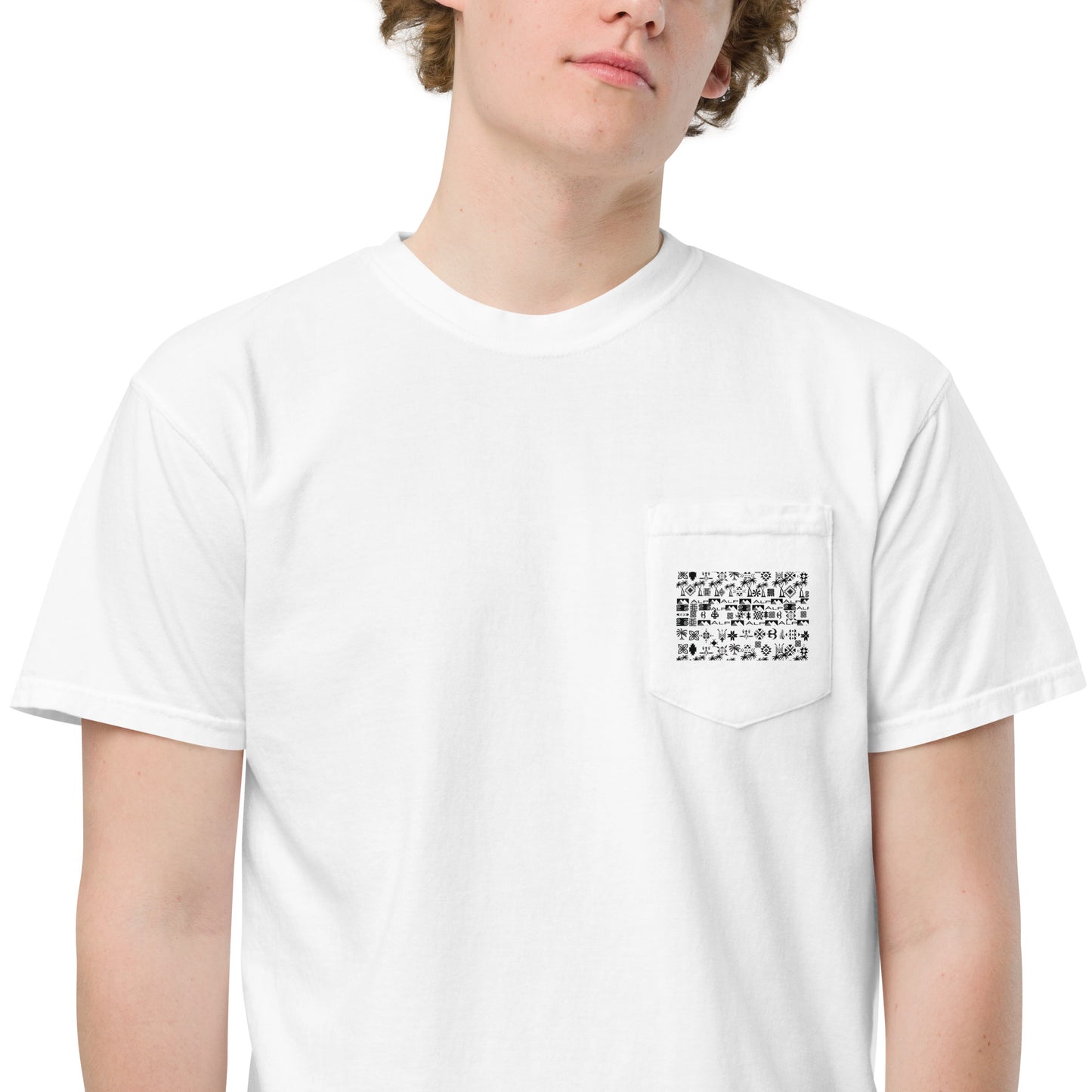 Alppeer Culture garment-dyed pocket t-shirt