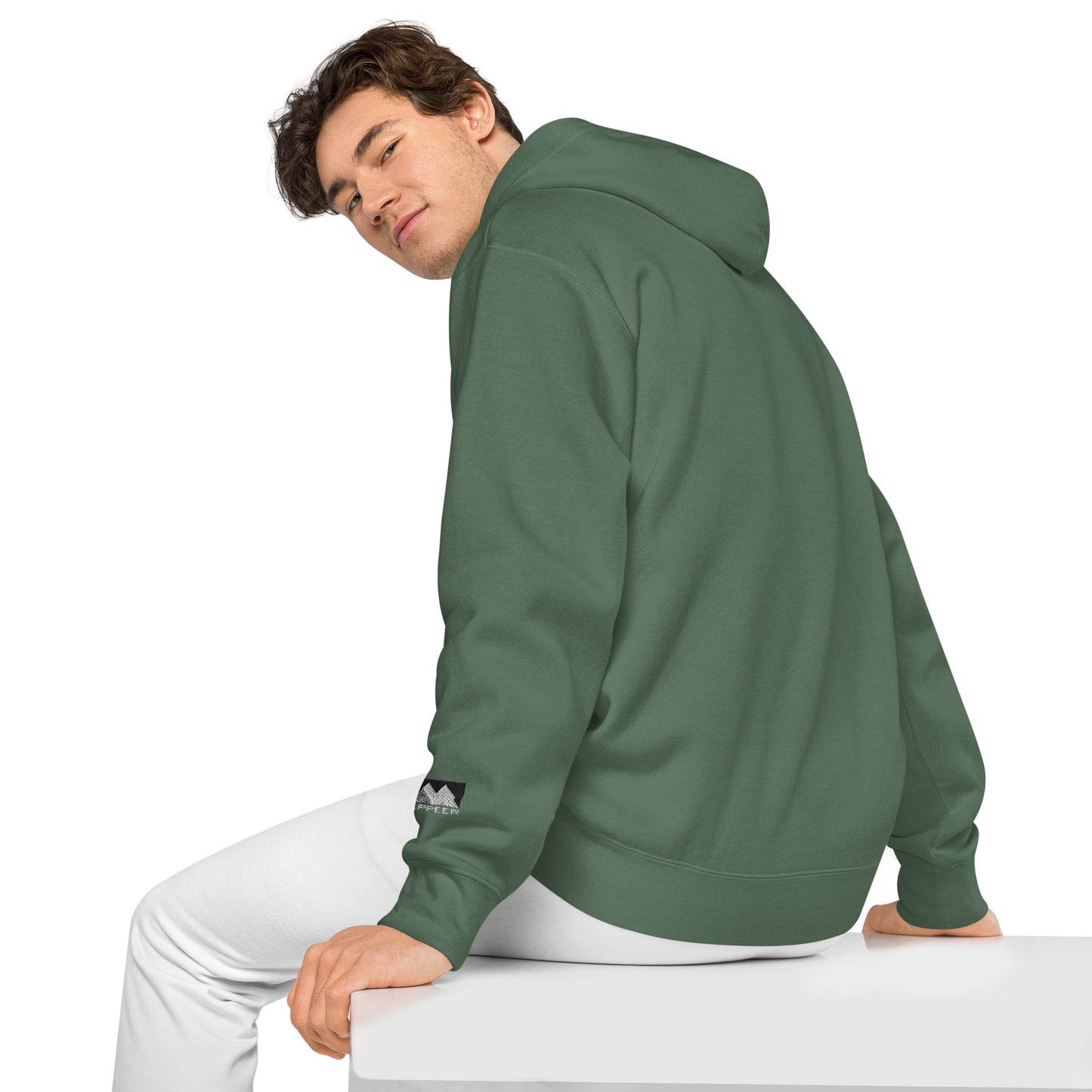 Alppeer Signature pigment-dyed hoodie
