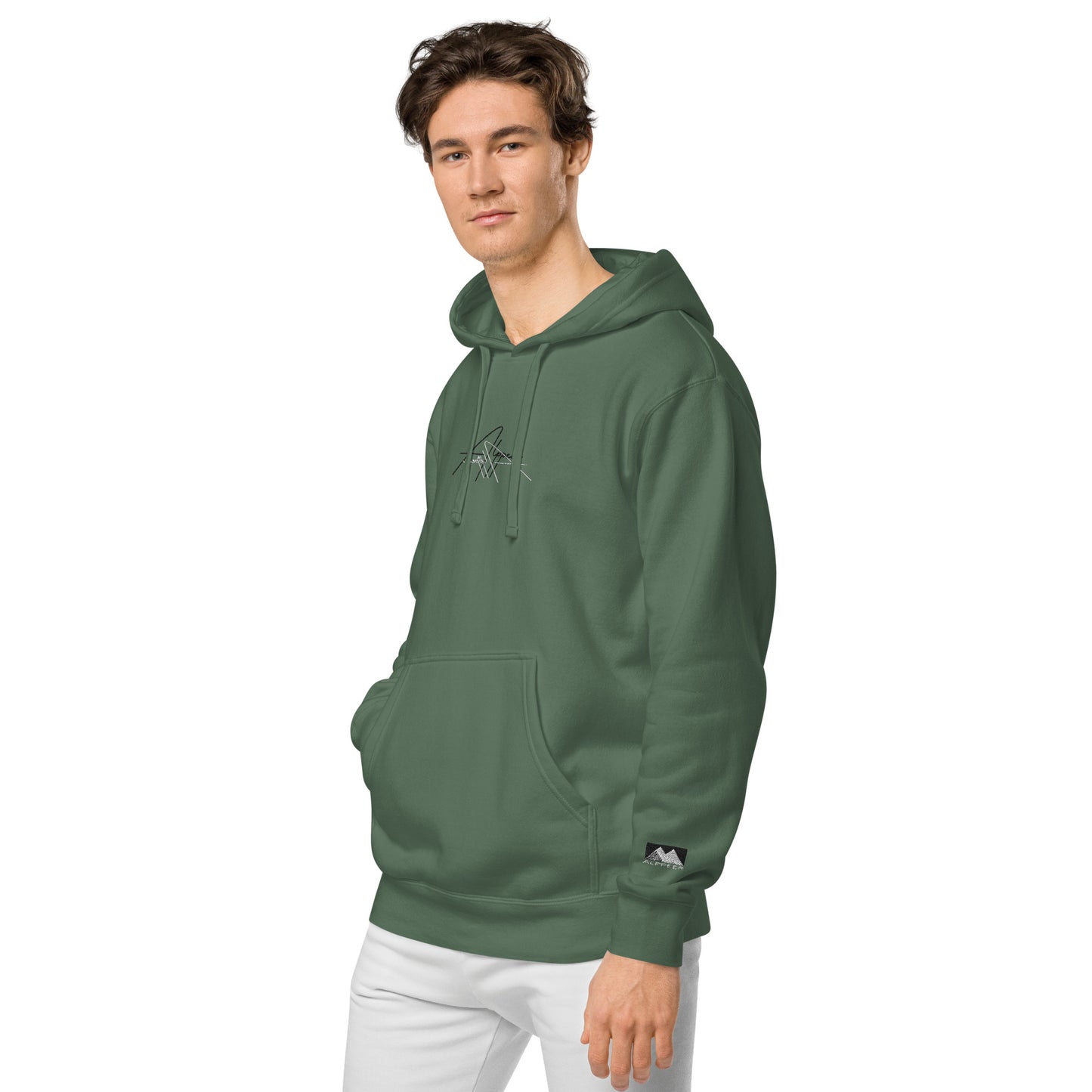 Alppeer Signature pigment-dyed hoodie