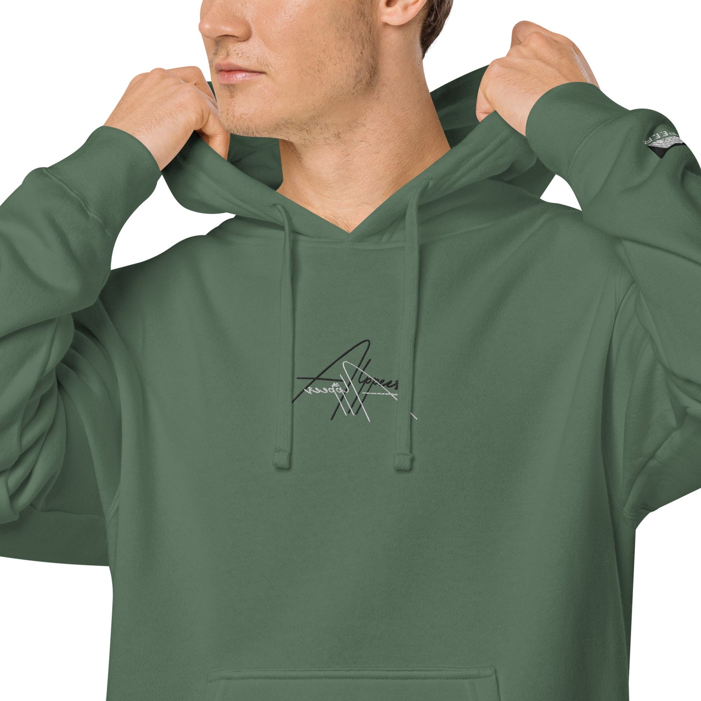 Alppeer Signature pigment-dyed hoodie