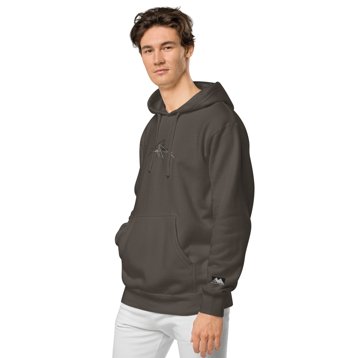 Alppeer Signature pigment-dyed hoodie