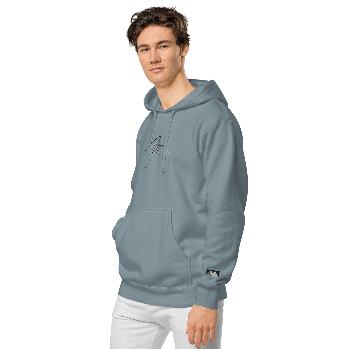 Alppeer Signature pigment-dyed hoodie