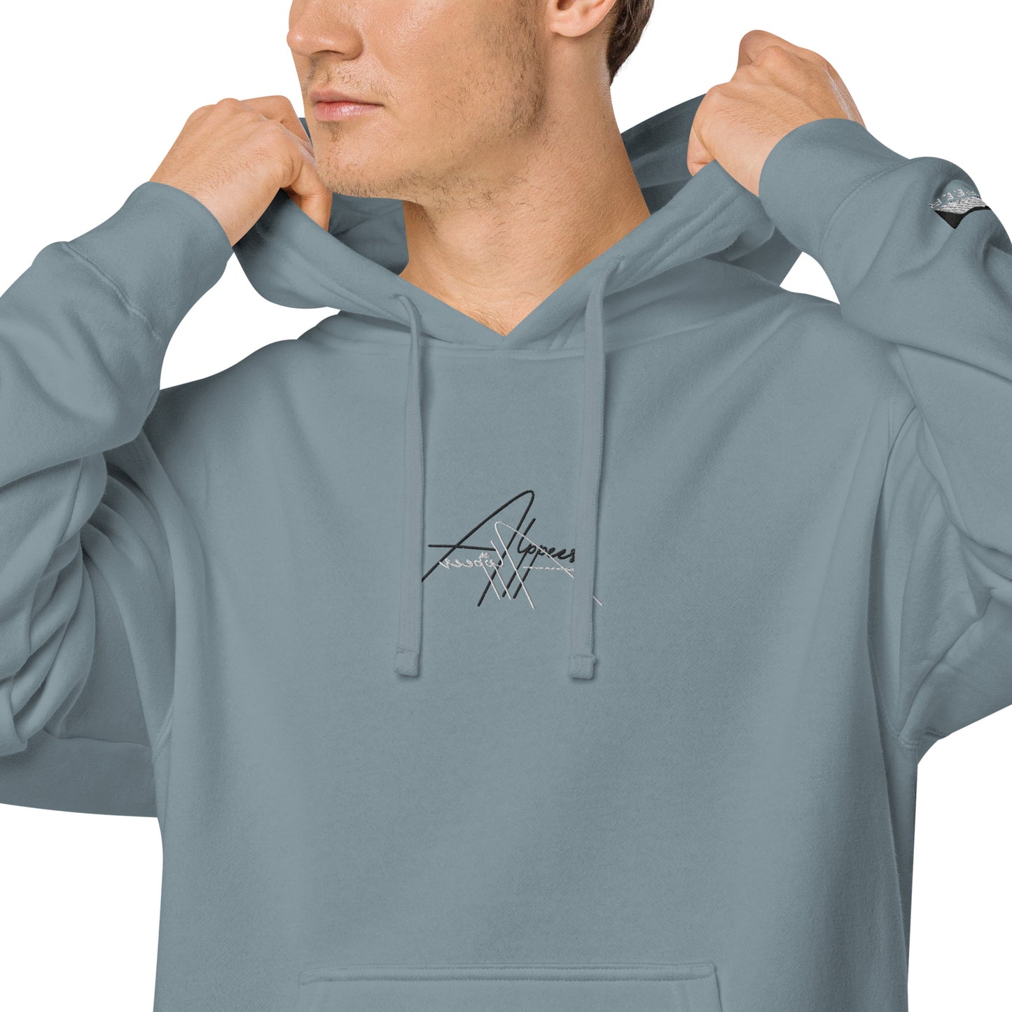 Alppeer Signature pigment-dyed hoodie