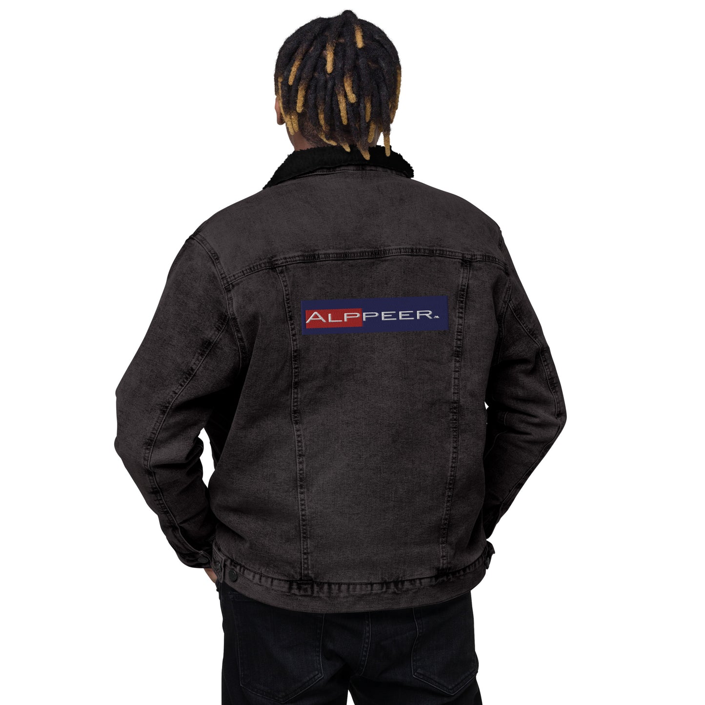 Alppeer Unisex denim sherpa jacket