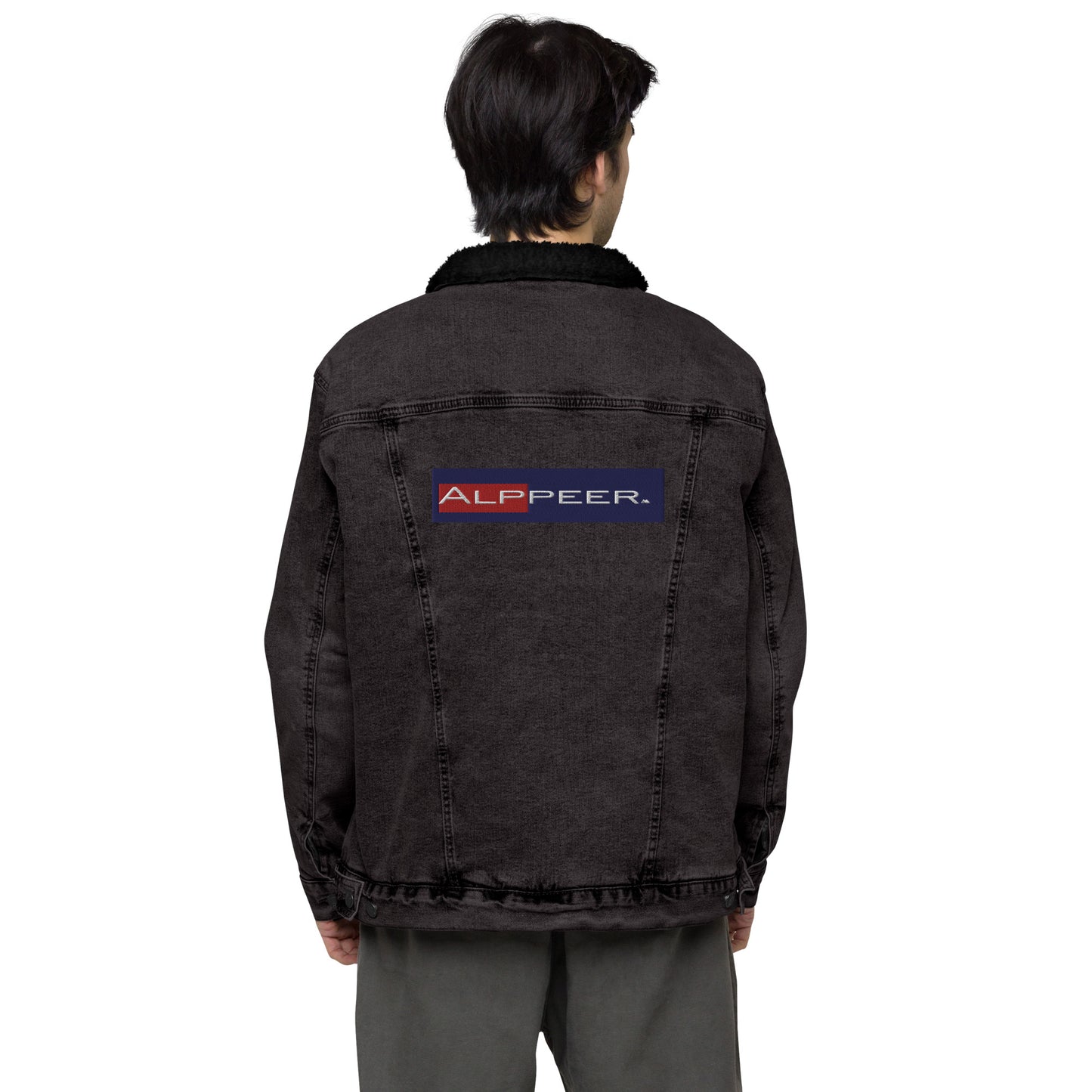Alppeer Unisex denim sherpa jacket