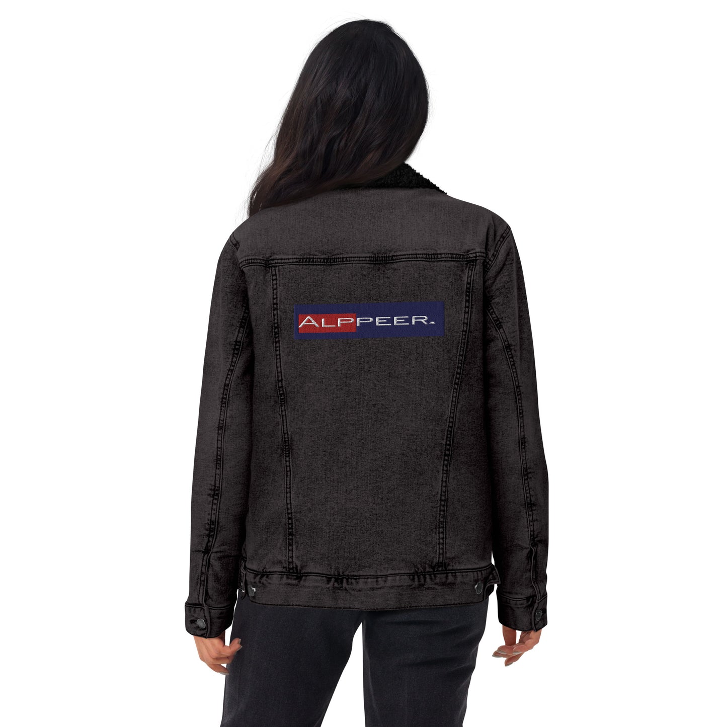 Alppeer Unisex denim sherpa jacket