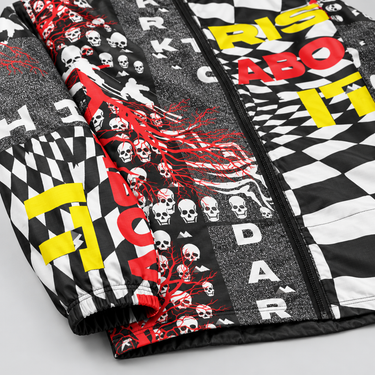 Vertigo windbreaker sleeve and cuff close-up
