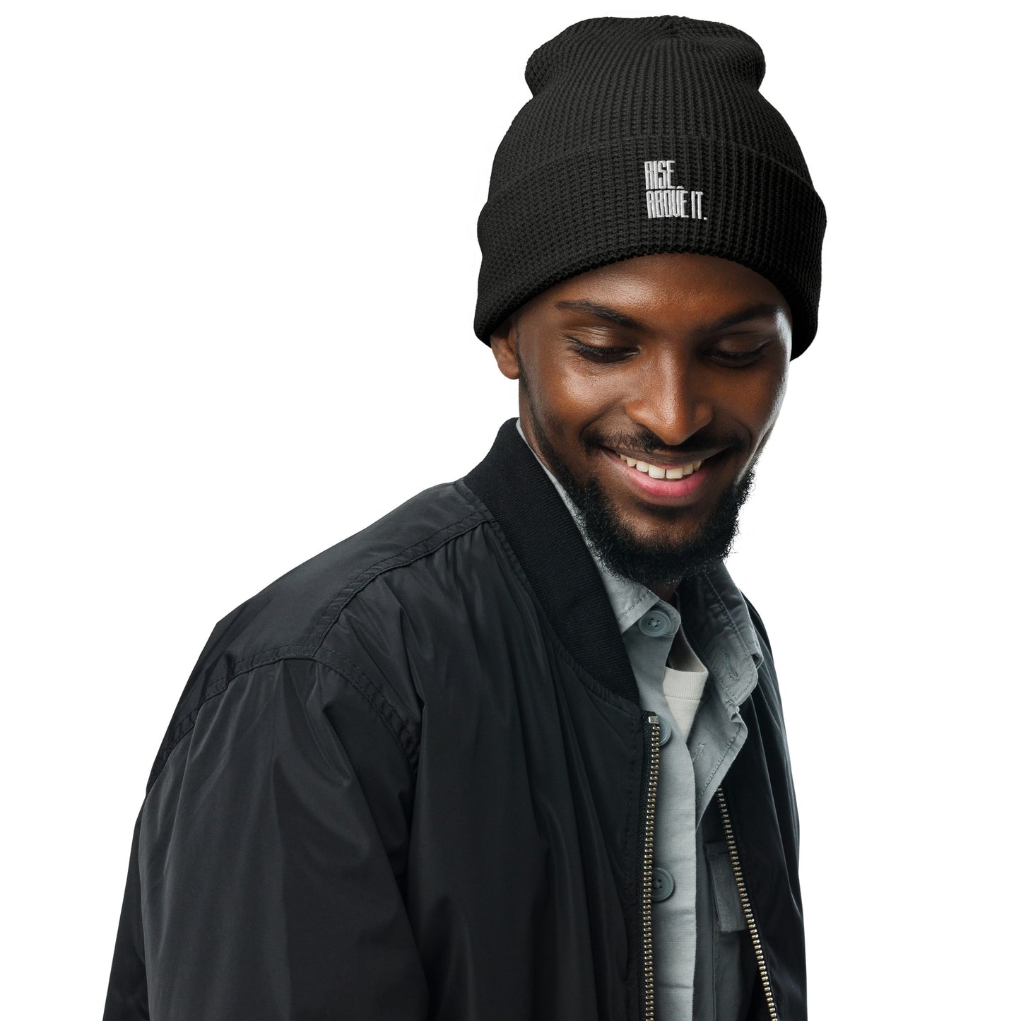Rise Above It Waffle beanie
