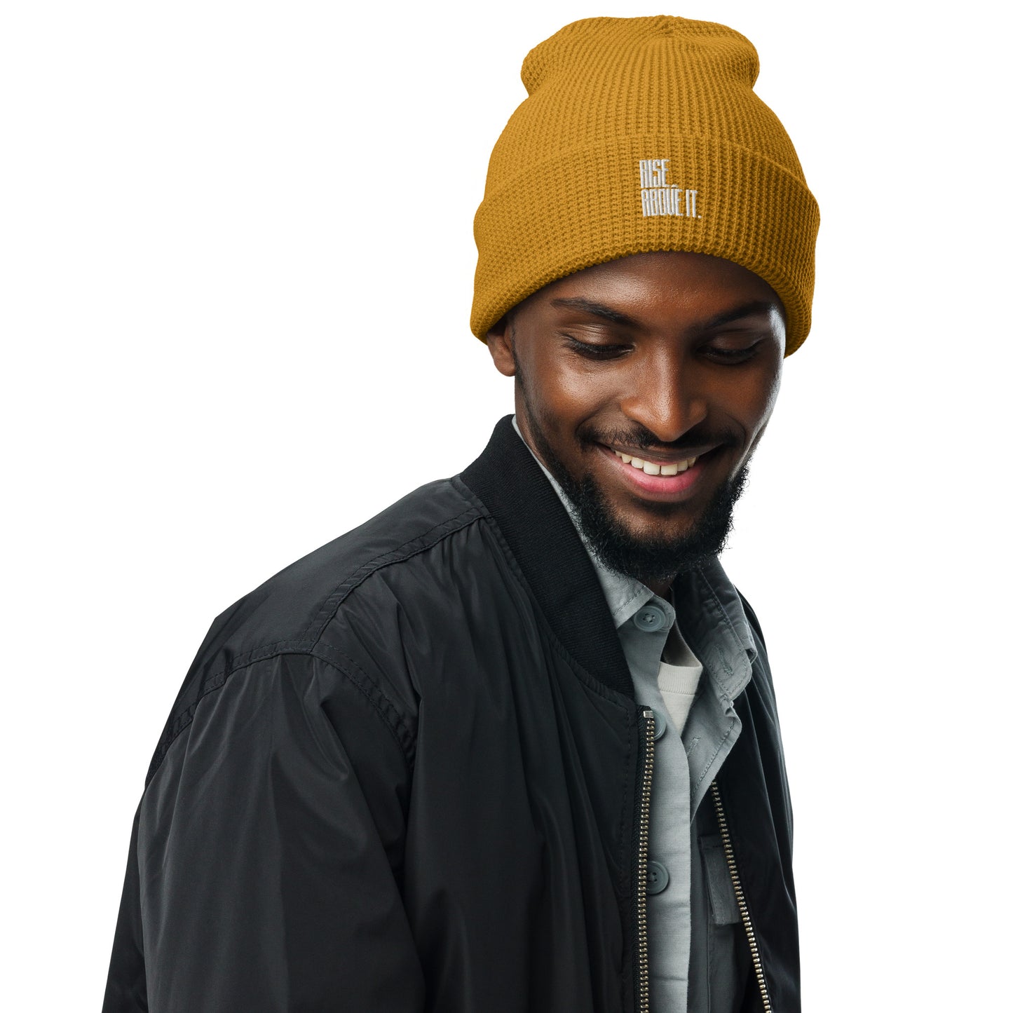 Rise Above It Waffle beanie