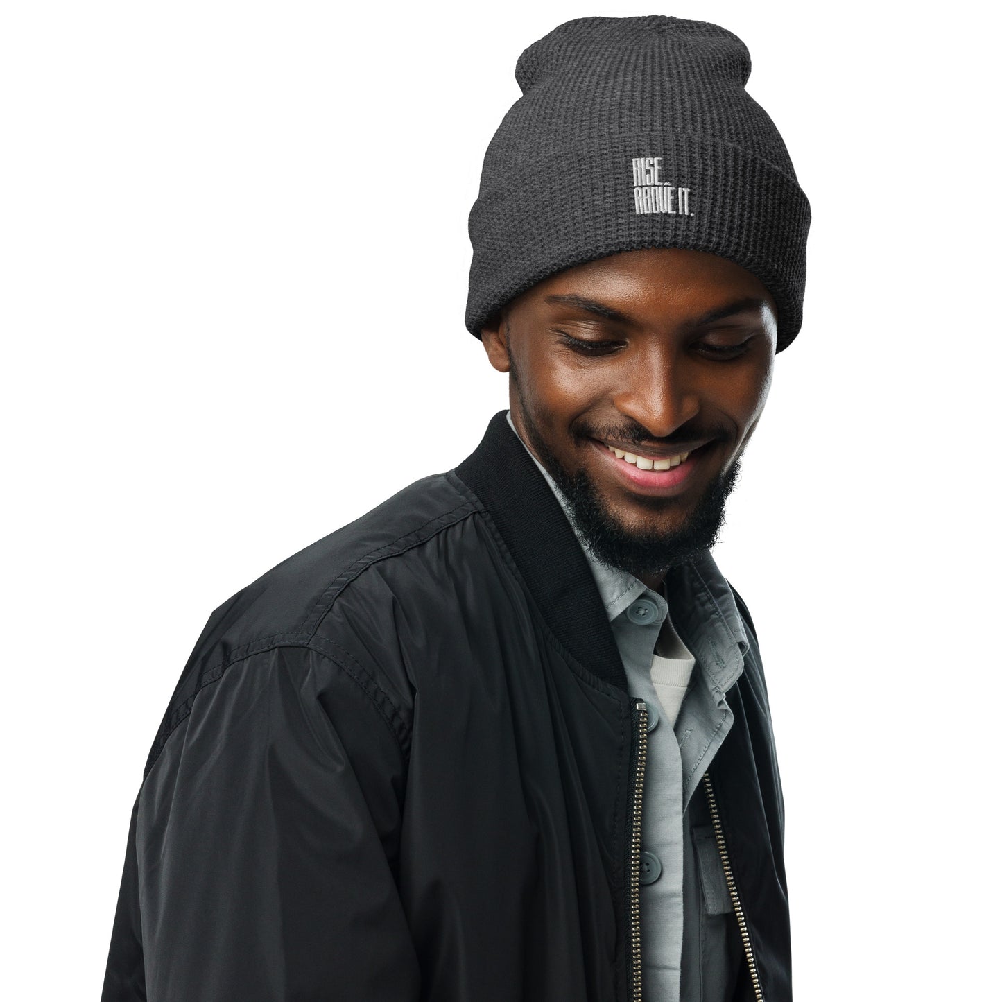 Rise Above It Waffle beanie