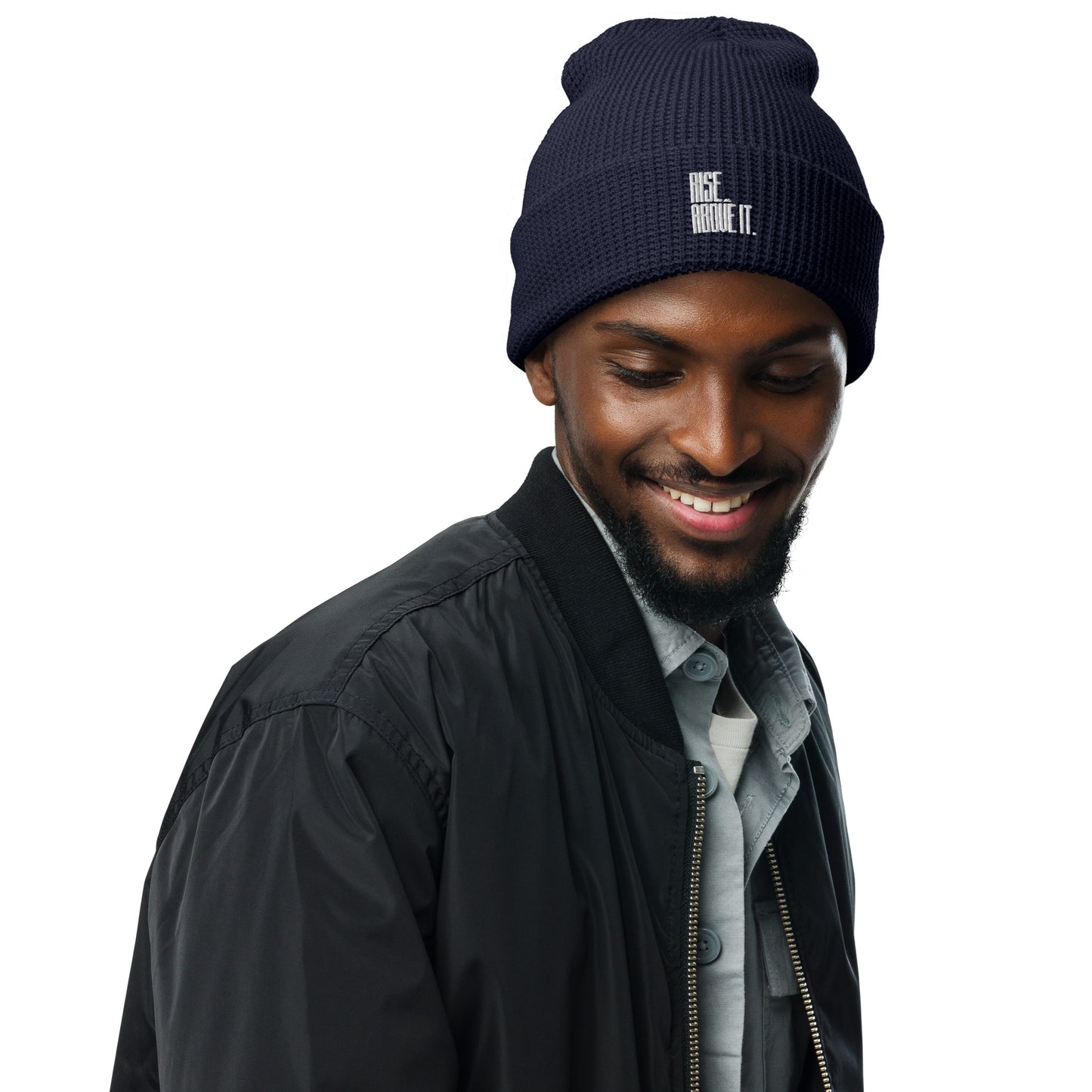 Rise Above It Waffle beanie