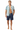 Wave crasher shirt with navy boardshorts front