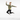 White blonde female model - energetic jump