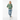 White female light denim look