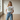 White female model - minimalist indoor