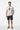 White Fleck Navy Boardshorts
