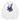 White hoodie back on white background