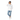 White hoodie - casual denim look