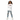 White hoodie confident look
