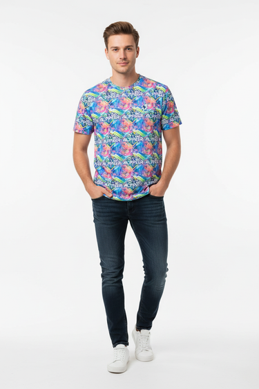 White male model casual pose