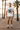 White T-shirt with cargo shorts