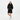 Woman in oversized hoodie with white snapback