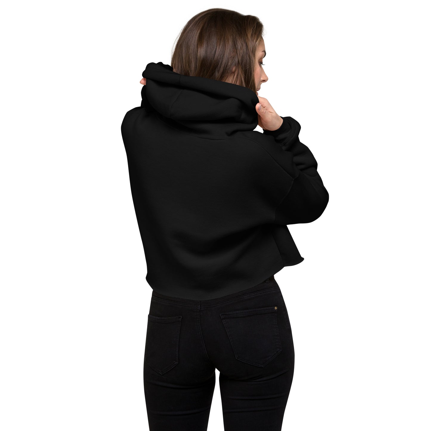 Alppeer-Brave Life Crop Hoodie