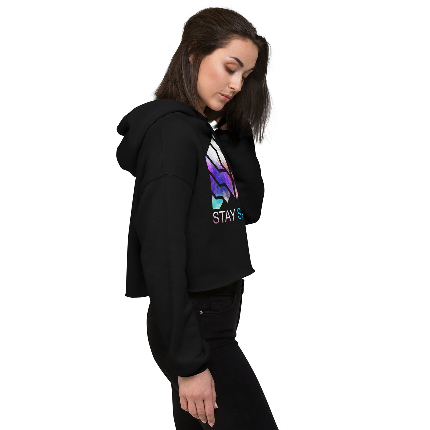 Stay Salty Crop Hoodie