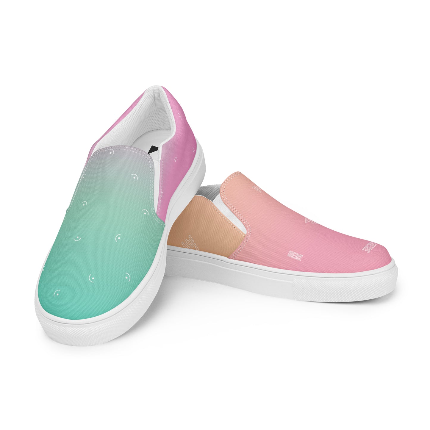 Here & Now Women’s slip-on canvas shoes