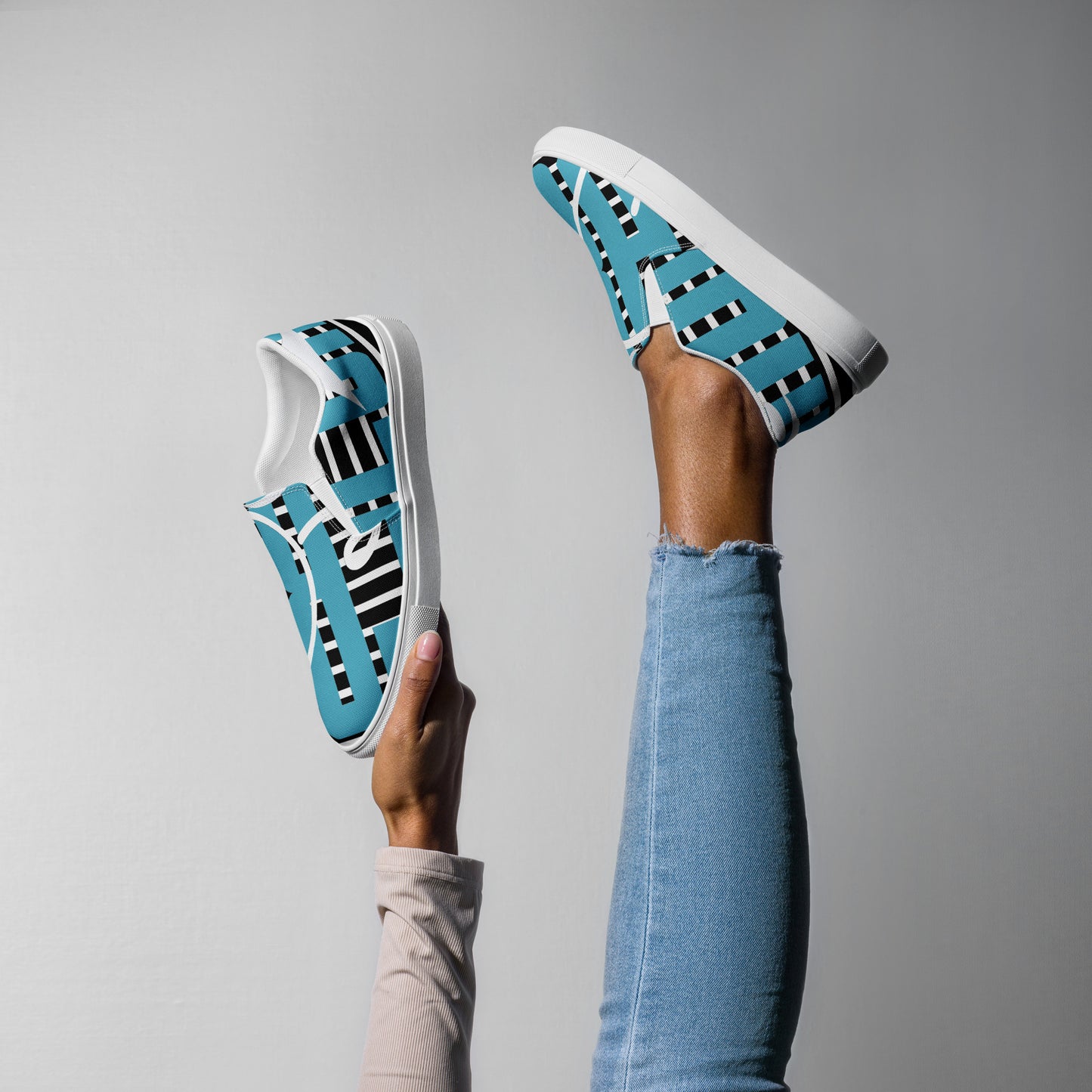 Jazz n Blue Women’s slip-on canvas shoes