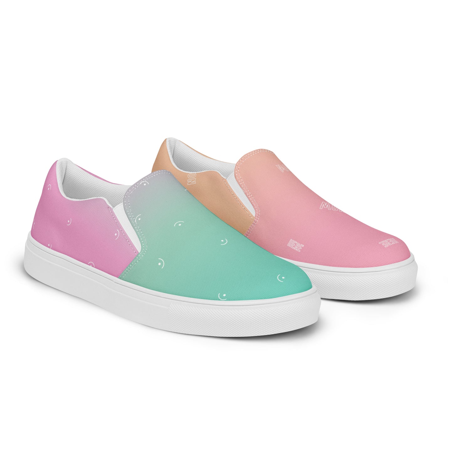 Here & Now Women’s slip-on canvas shoes