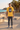 Yellow gold T-shirt with joggers