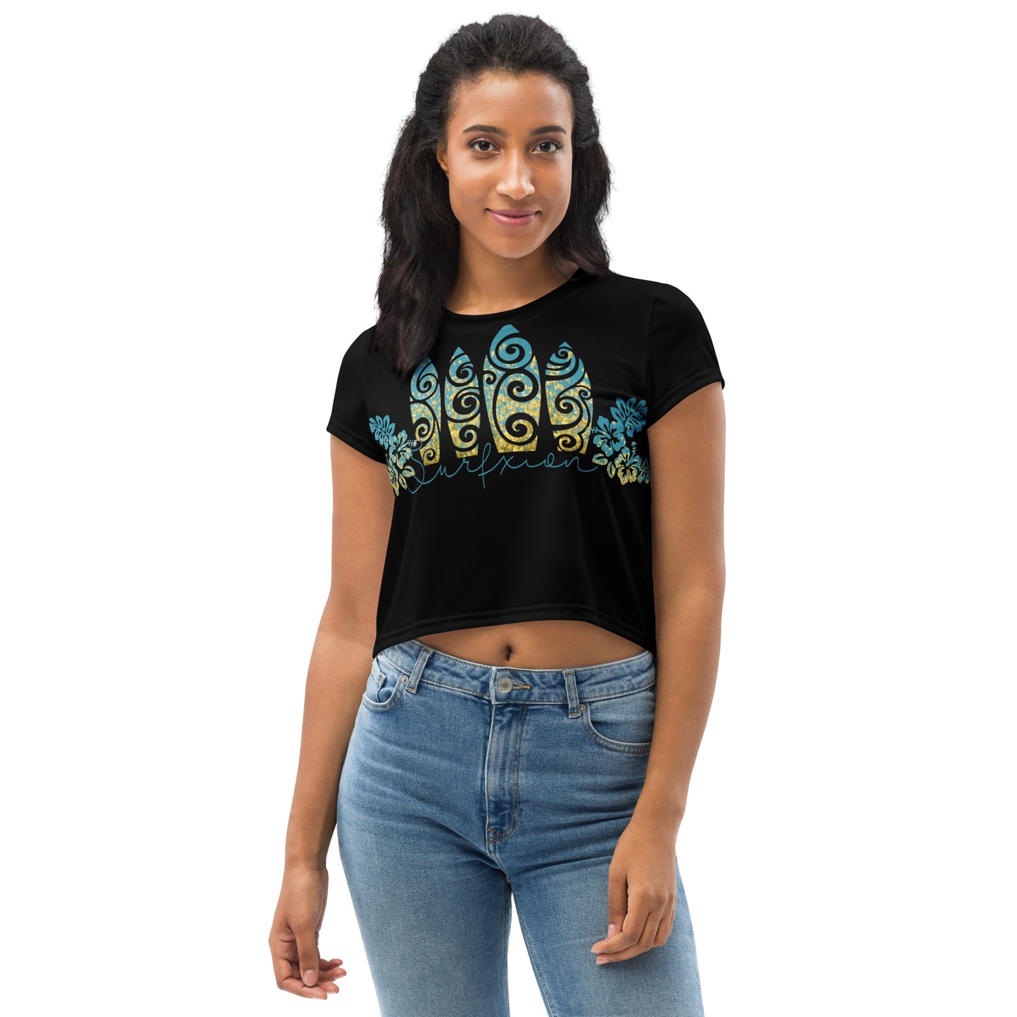Hawaii-Surf Crop Tee