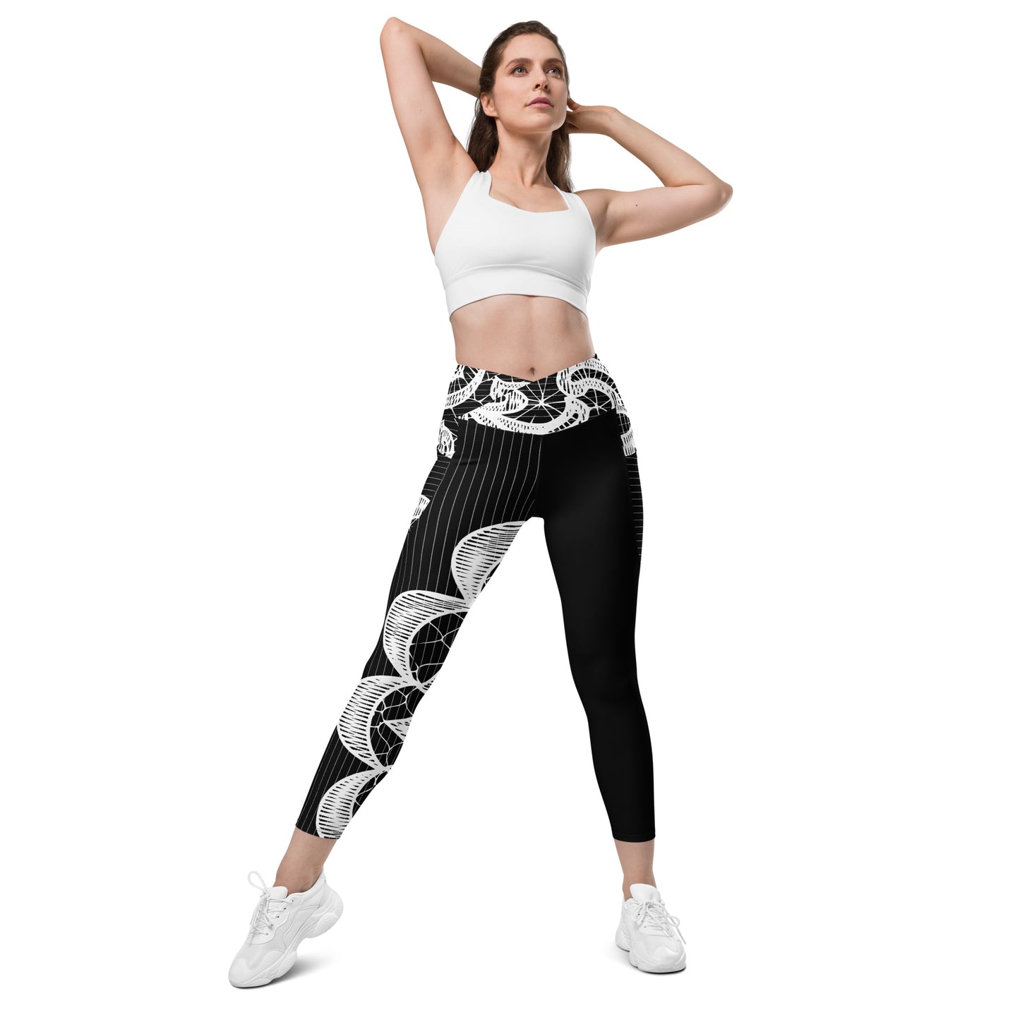 Aeri Crossover leggings with pockets