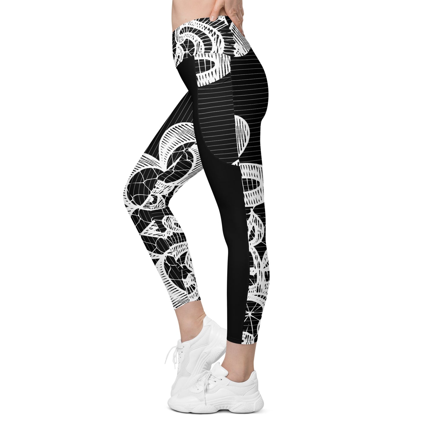 Aeri Crossover leggings with pockets