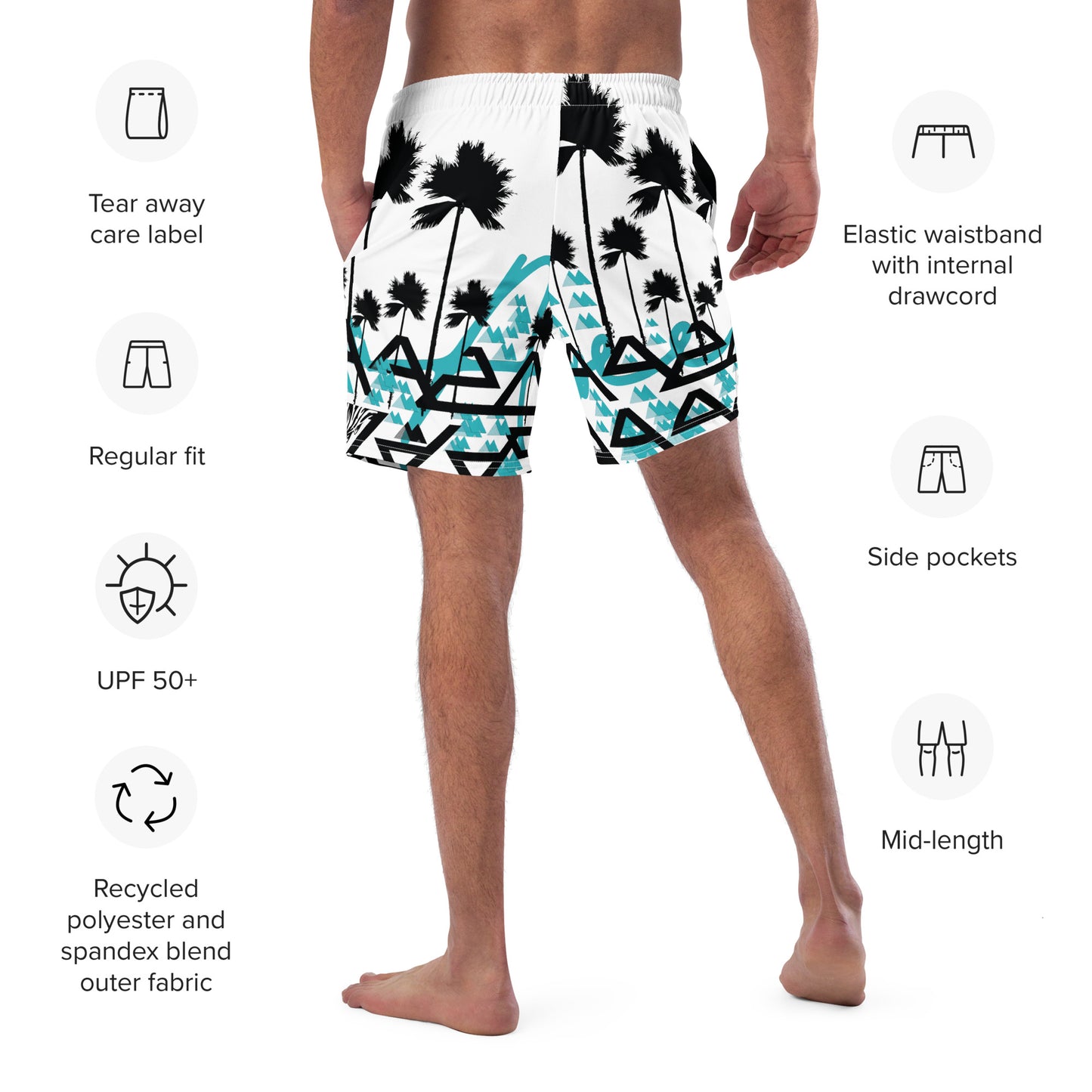 The Palm-Los Men's swim trunks