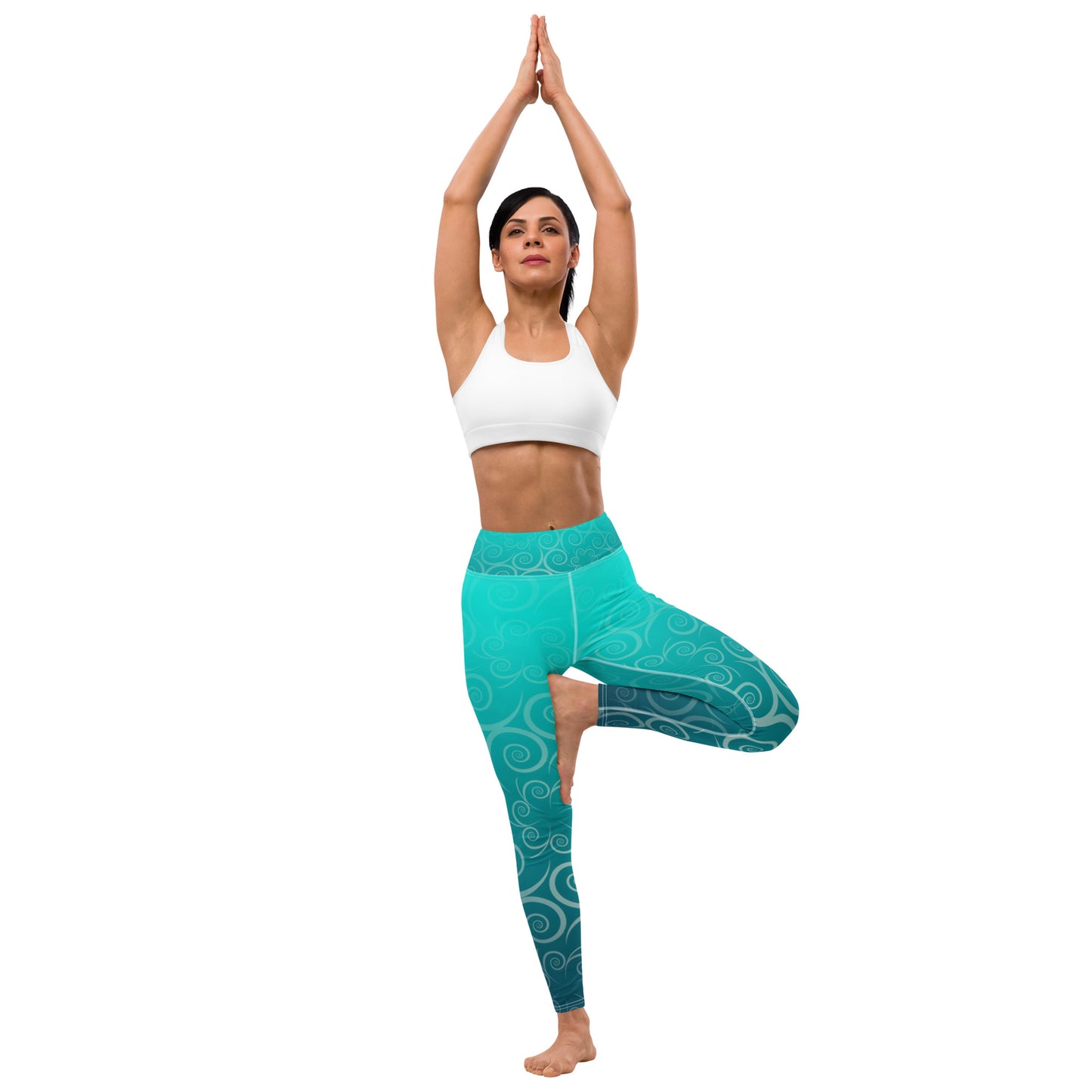 Surfxion Aquamarine Yoga Leggings